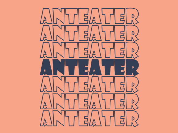 Anteater SVG Cut File