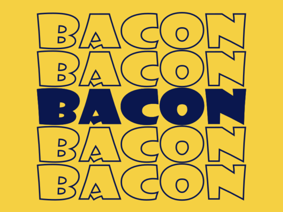 Bacon SVG Cut File: Crisp, Scalable & Versatile
