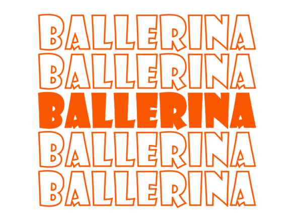Ballerina SVG Cut File