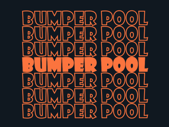 Bumper Pool SVG Cut File