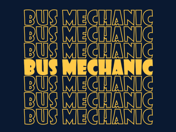 Bus Mechanic SVG Cut File