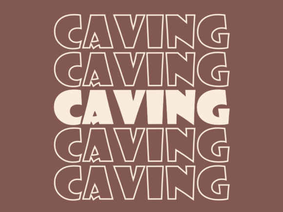 Caving SVG Cut File