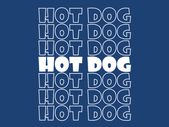 Hot Dog SVG Cut File