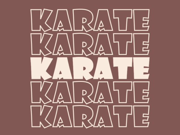 Karate SVG Cut File