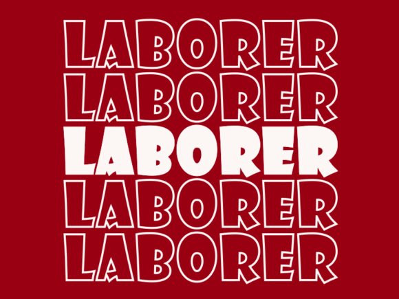 Laborer SVG Cut File